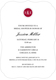 Circle Initials Shower Invitations Image 6 of 8
